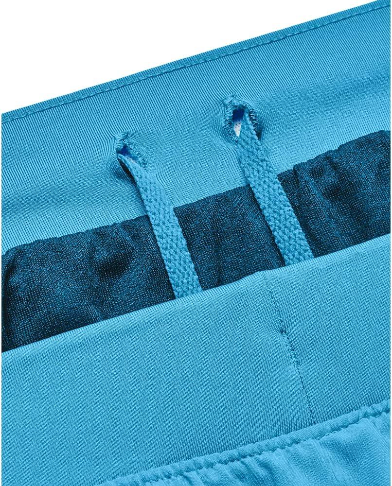image:imageUnder Armour Mens Launch Stretch Woven 2in1 Shorts419 Capri Petrol Blue Reflective