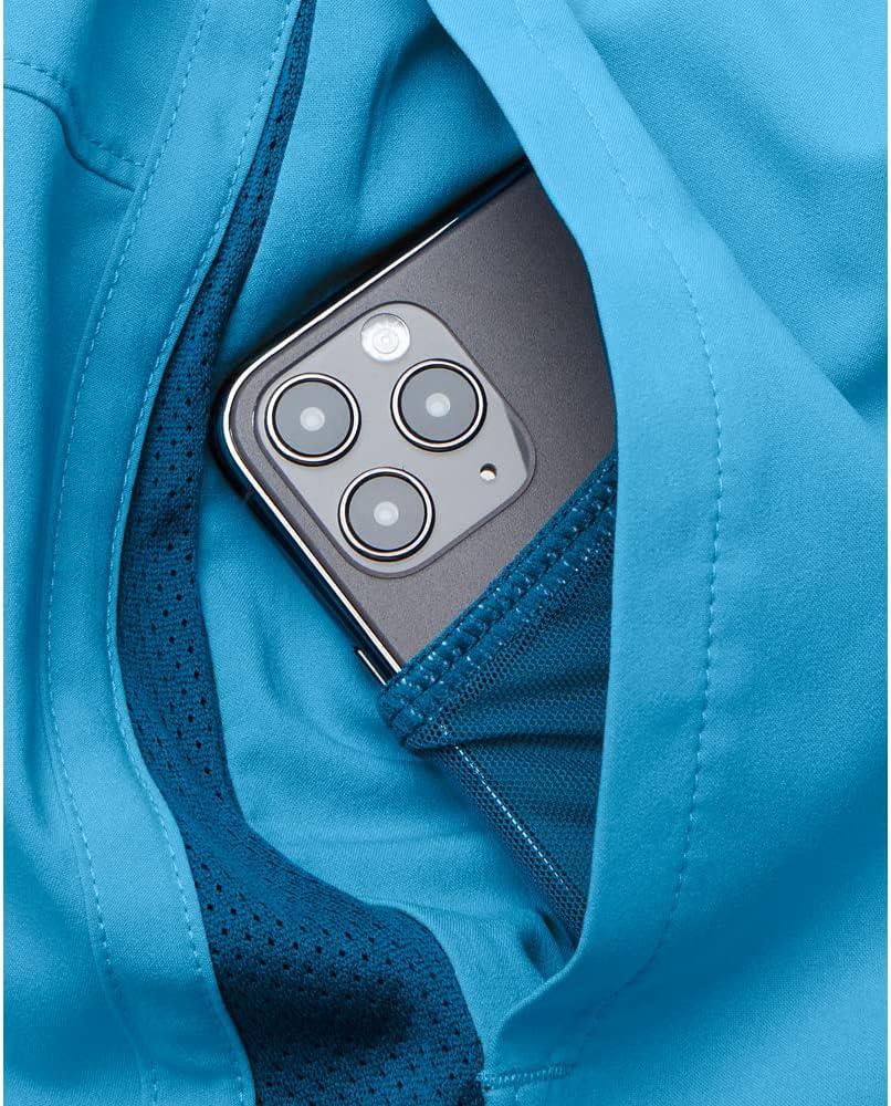 image:imageUnder Armour Mens Launch Stretch Woven 2in1 Shorts419 Capri Petrol Blue Reflective