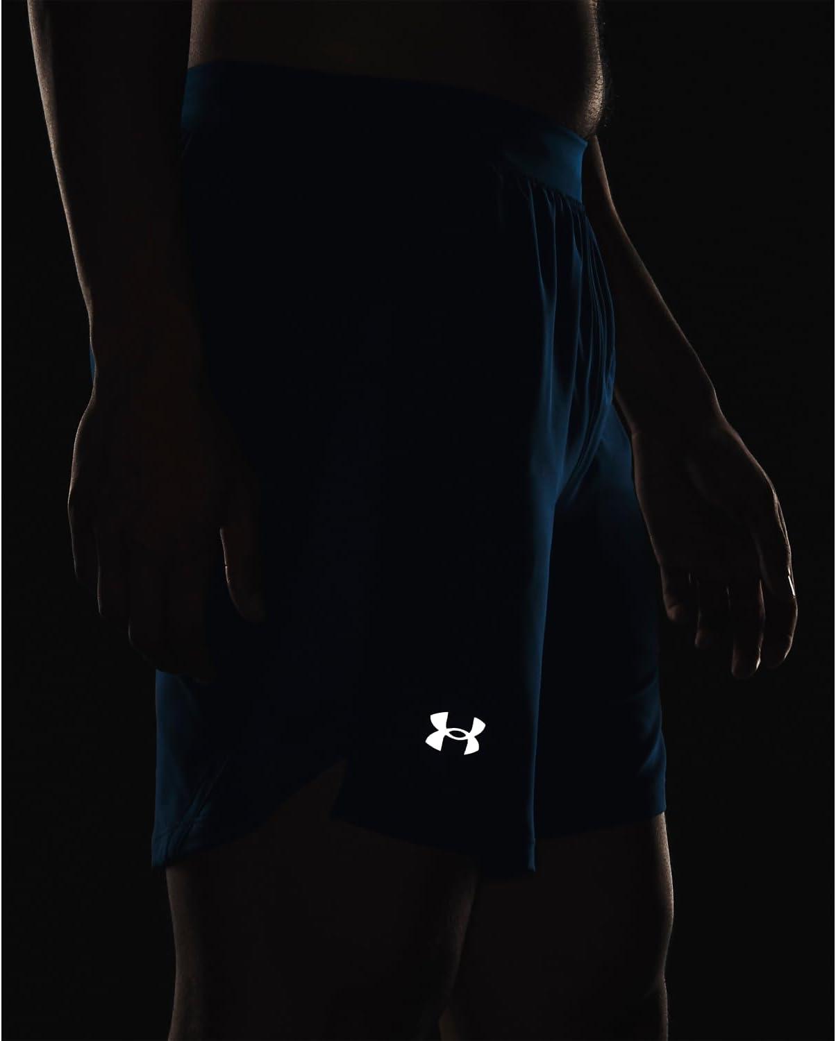 image:imageUnder Armour Mens Launch Stretch Woven 2in1 Shorts426 Varsity Blue Varsity Blue Reflective