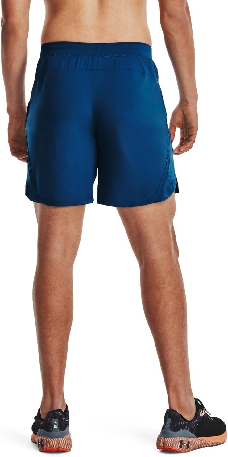 image:imageUnder Armour Mens Launch Stretch Woven 2in1 Shorts426 Varsity Blue Varsity Blue Reflective