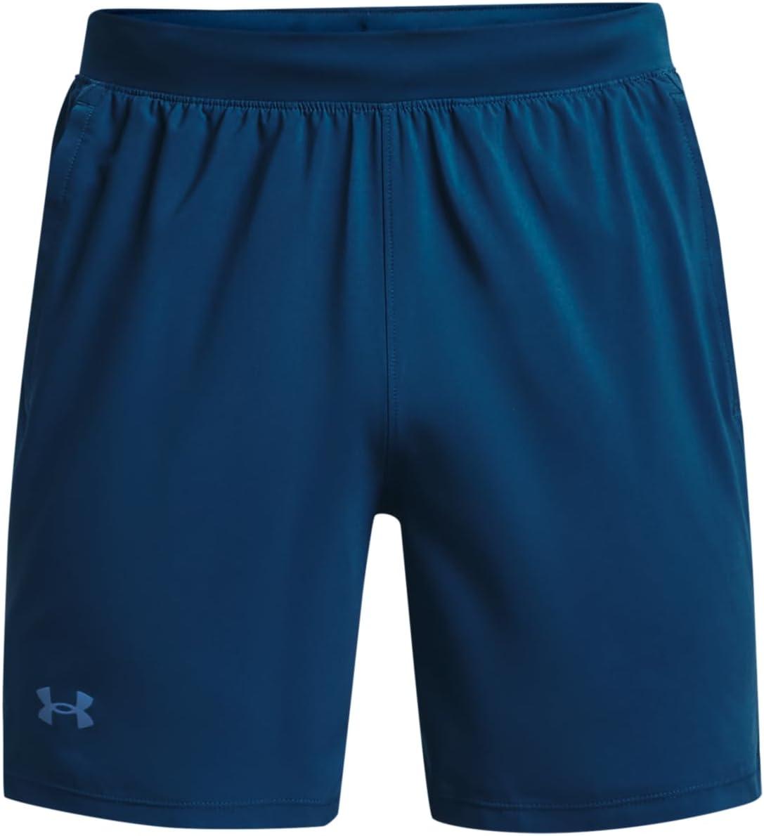 image:imageUnder Armour Mens Launch Stretch Woven 2in1 Shorts426 Varsity Blue Varsity Blue Reflective