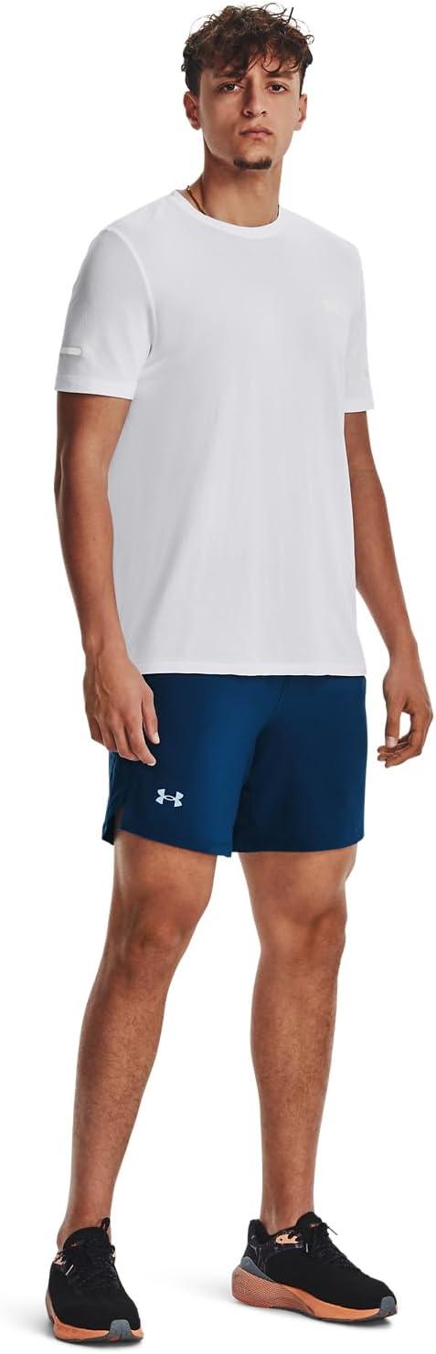 image:imageUnder Armour Mens Launch Stretch Woven 2in1 Shorts426 Varsity Blue Varsity Blue Reflective