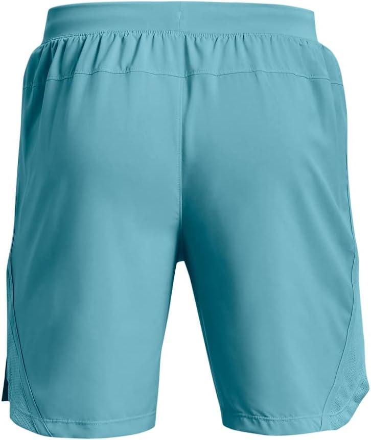 image:imageUnder Armour Mens Launch Stretch Woven 2in1 Shorts433 Glacier Blue Glacier Blue Reflective