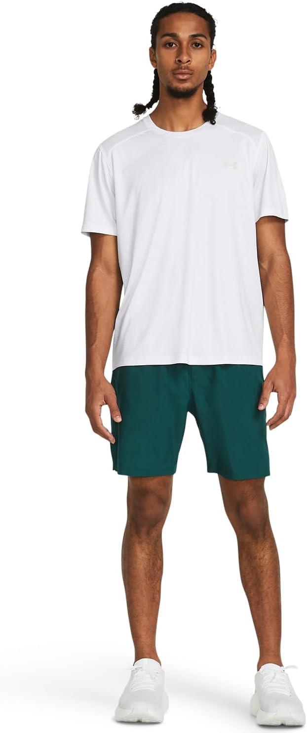 image:imageUnder Armour Mens Launch Stretch Woven 2in1 Shorts449 Hydro Teal Hydro Teal Reflective