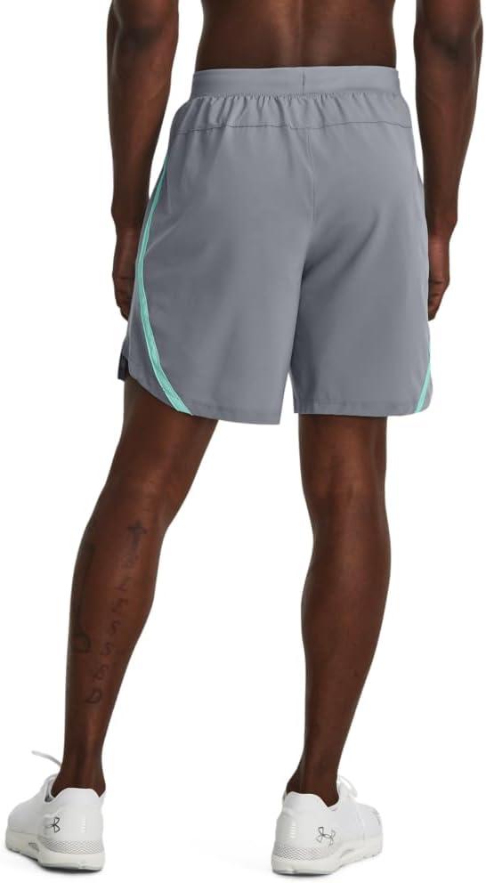 image:imageUnder Armour Mens Launch Stretch Woven 2in1 Shorts504 Grove Green Grove Green Reflective