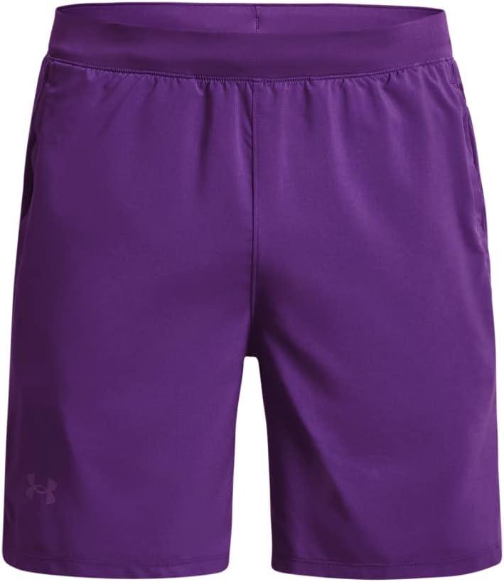 image:imageUnder Armour Mens Launch Stretch Woven 2in1 Shorts522 Galaxy Purple Galaxy Purple Reflective