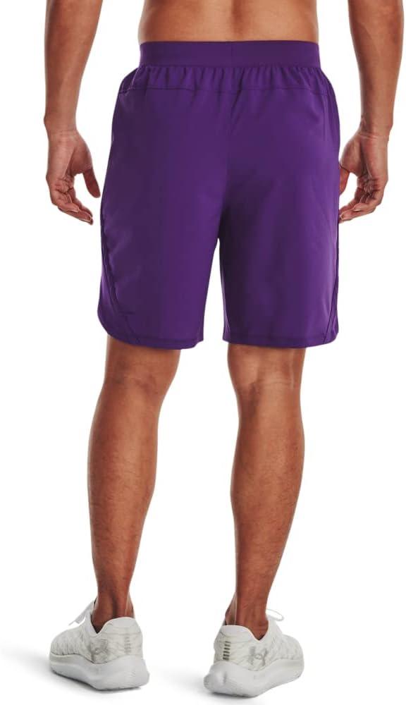 image:imageUnder Armour Mens Launch Stretch Woven 2in1 Shorts522 Galaxy Purple Galaxy Purple Reflective