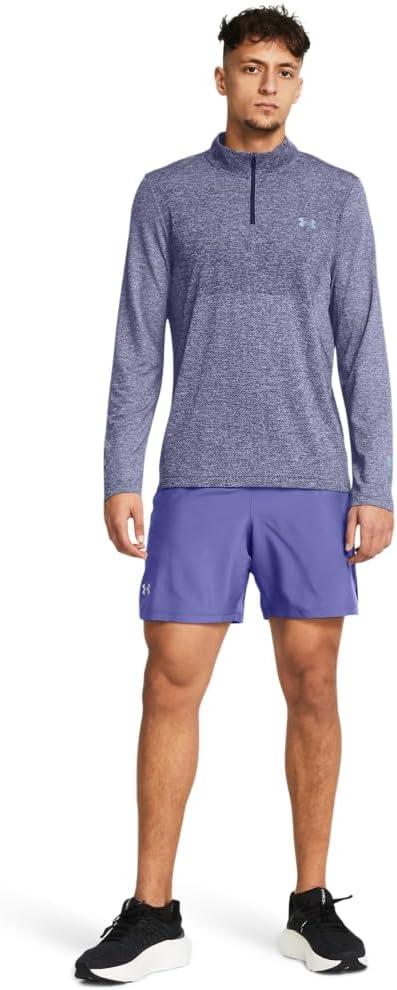 image:imageUnder Armour Mens Launch Stretch Woven 2in1 Shorts561 Starlight Starlight Reflective