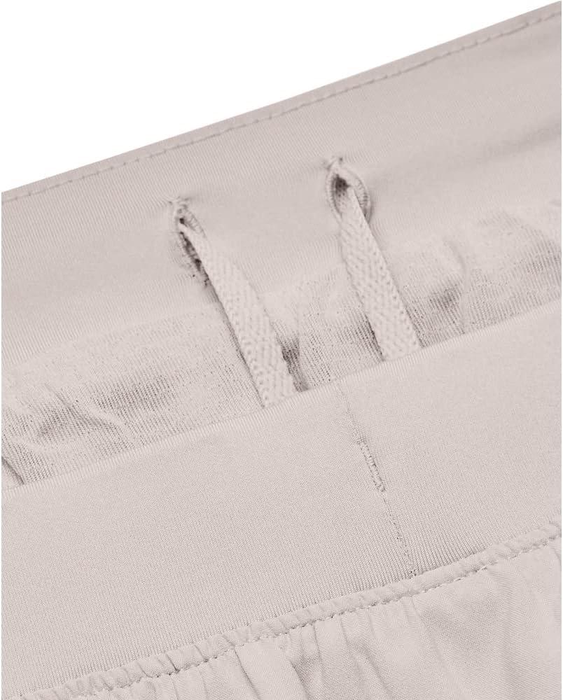 image:imageUnder Armour Mens Launch Stretch Woven 2in1 Shorts592 Ghost Gray Orange Ice Reflective