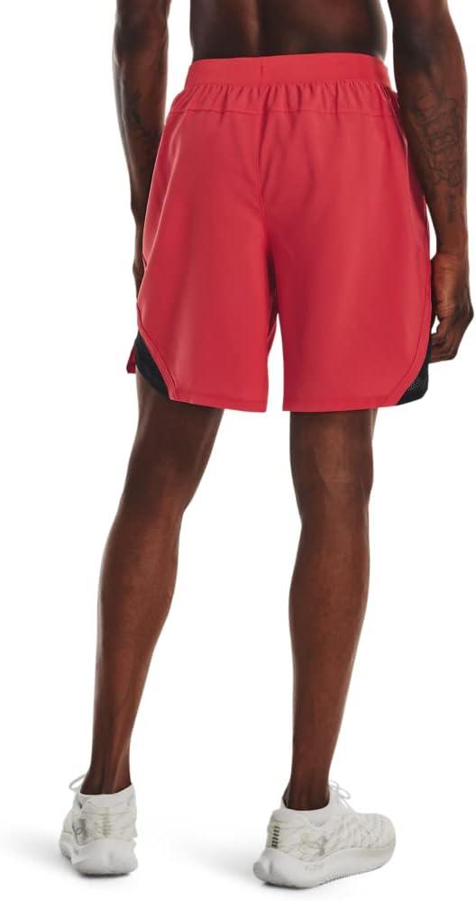 image:imageUnder Armour Mens Launch Stretch Woven 2in1 Shorts638 Chakra Black Reflective