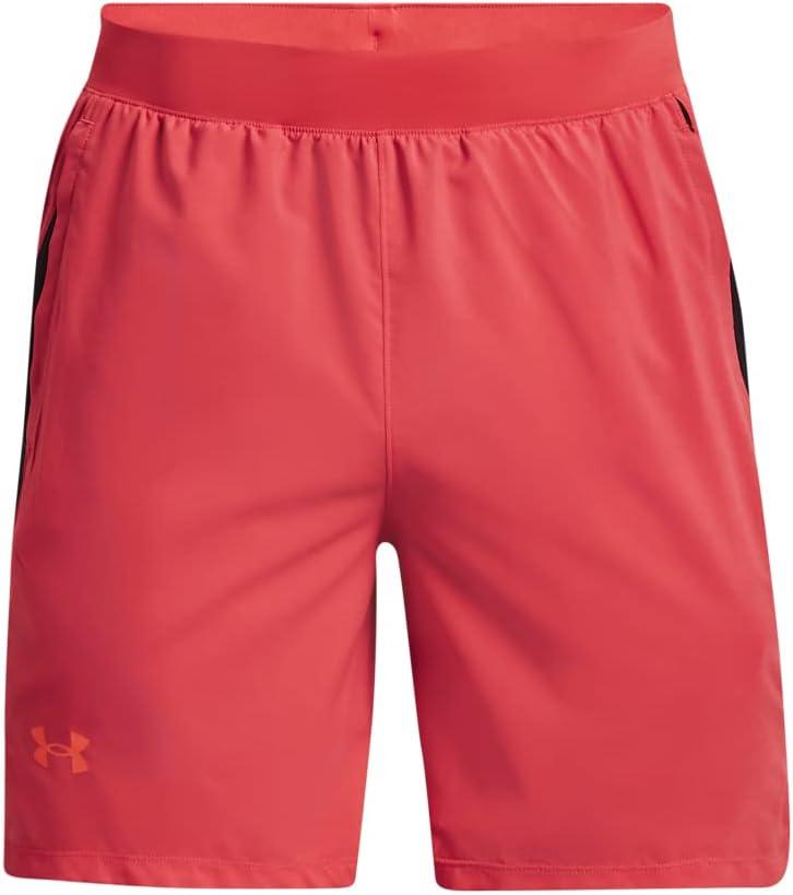 image:imageUnder Armour Mens Launch Stretch Woven 2in1 Shorts638 Chakra Black Reflective