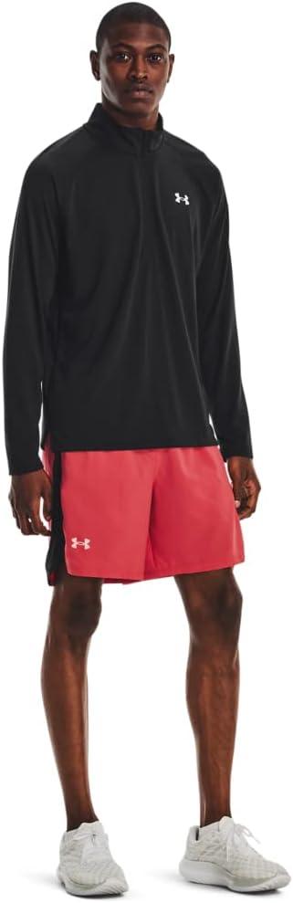 image:imageUnder Armour Mens Launch Stretch Woven 2in1 Shorts638 Chakra Black Reflective
