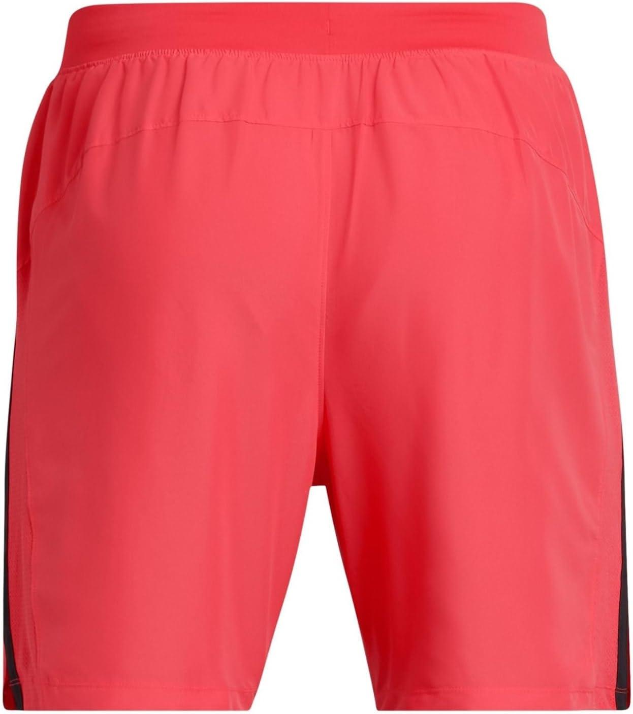 image:imageUnder Armour Mens Launch Stretch Woven 2in1 Shorts713 Racer Red Black Reflective