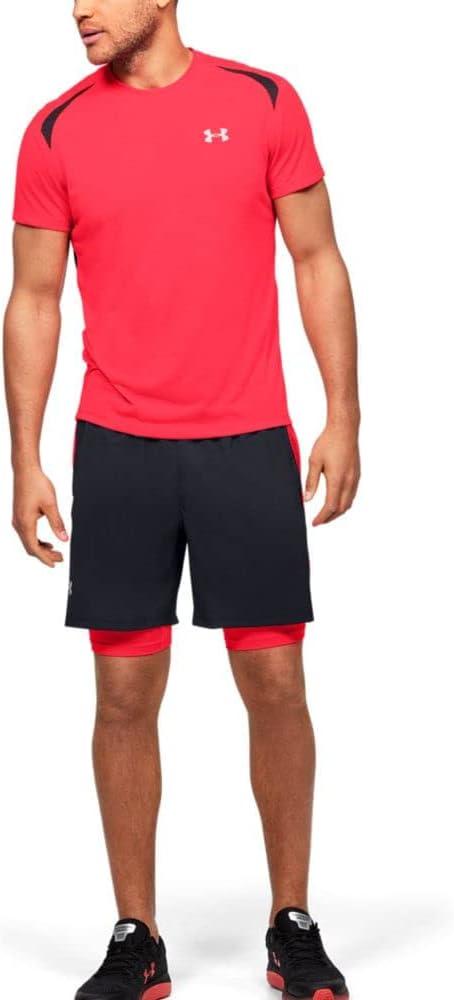 image:imageUnder Armour Mens Launch Stretch Woven 2in1 ShortsBlack 003Reflective