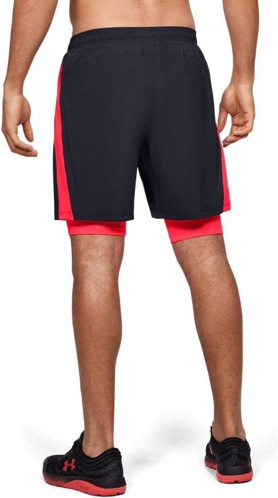image:imageUnder Armour Mens Launch Stretch Woven 2in1 ShortsBlack 003Reflective