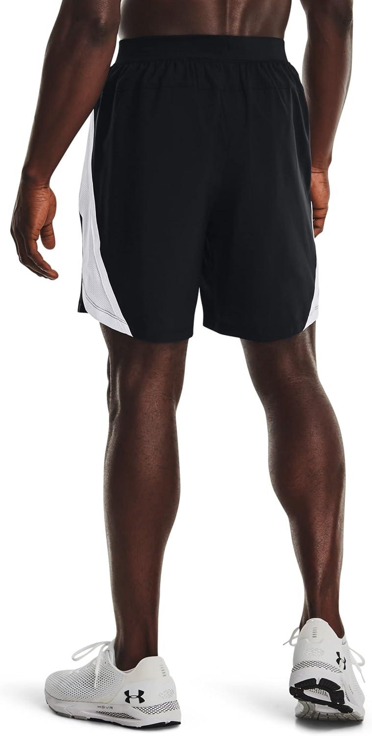 image:imageUnder Armour Mens Launch Stretch Woven 2in1 ShortsBlack 004Reflective