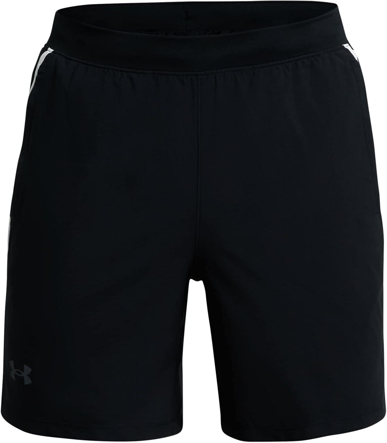 image:imageUnder Armour Mens Launch Stretch Woven 2in1 ShortsBlack 004Reflective