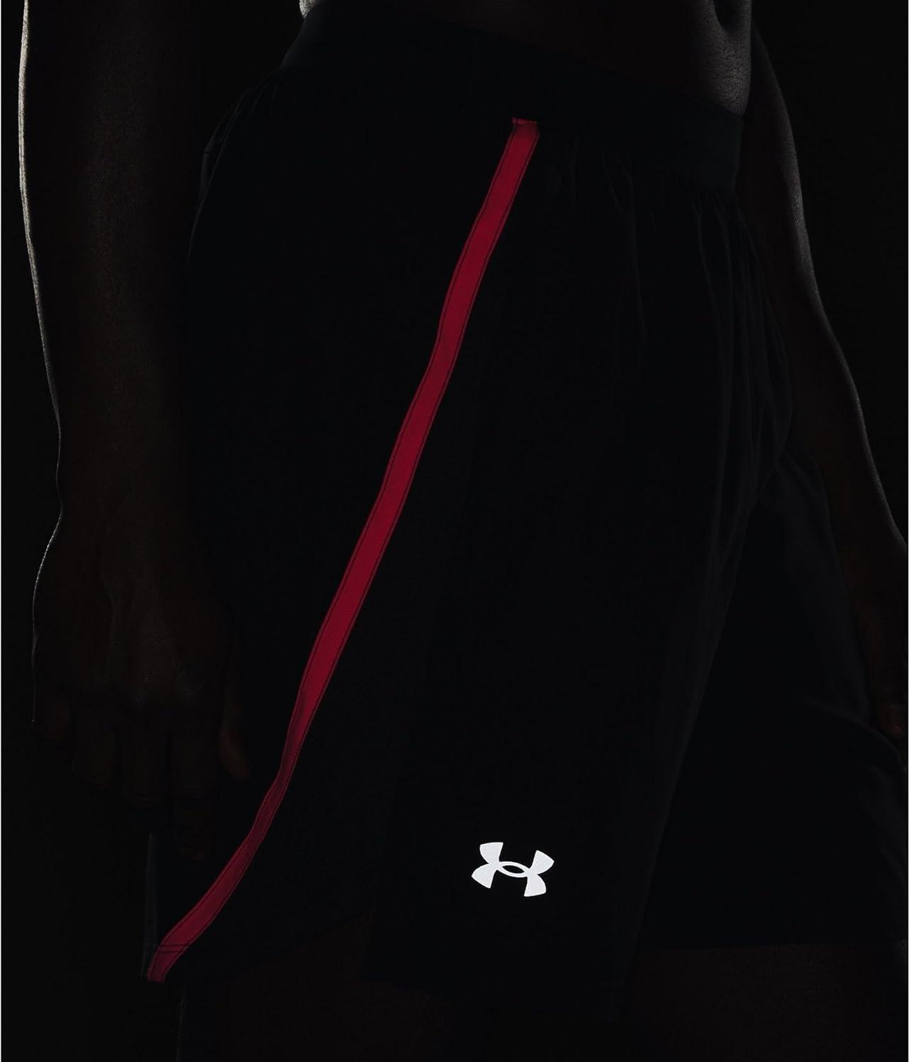 image:imageUnder Armour Mens Launch Stretch Woven 2in1 ShortsBlack 005Reflective