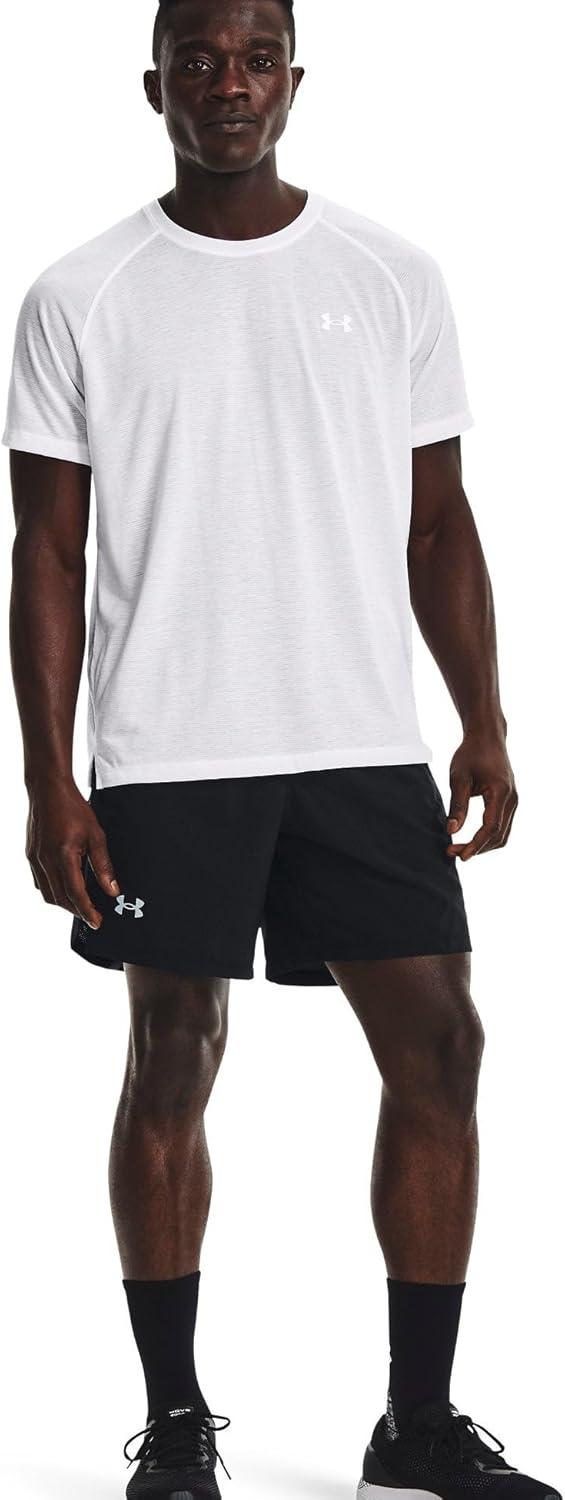 image:imageUnder Armour Mens Launch Stretch Woven 2in1 ShortsBlack 005Reflective