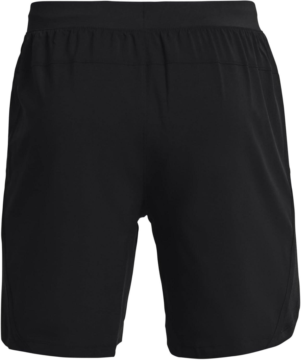image:imageUnder Armour Mens Launch Stretch Woven 2in1 ShortsBlackReflective