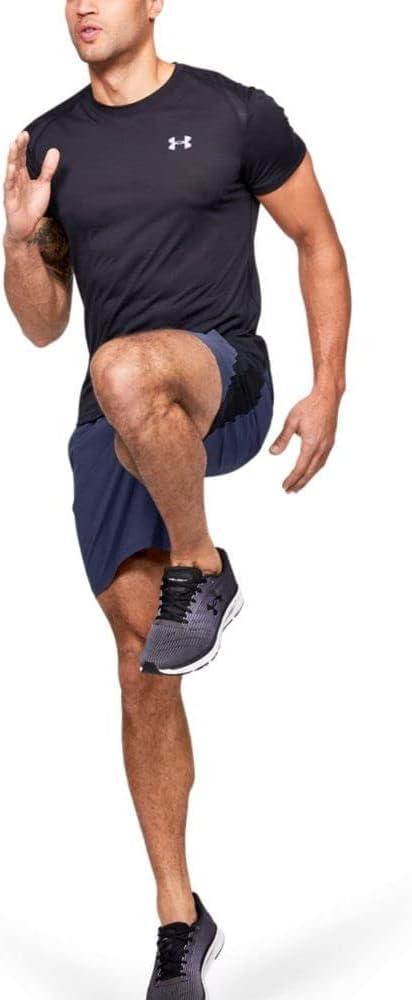image:imageUnder Armour Mens Launch Stretch Woven 2in1 ShortsBlue Ink 497Reflective