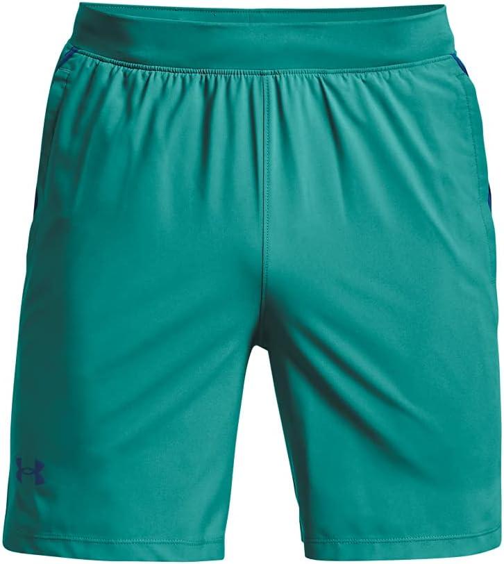 image:imageUnder Armour Mens Launch Stretch Woven 2in1 ShortsCerulean 452Reflective