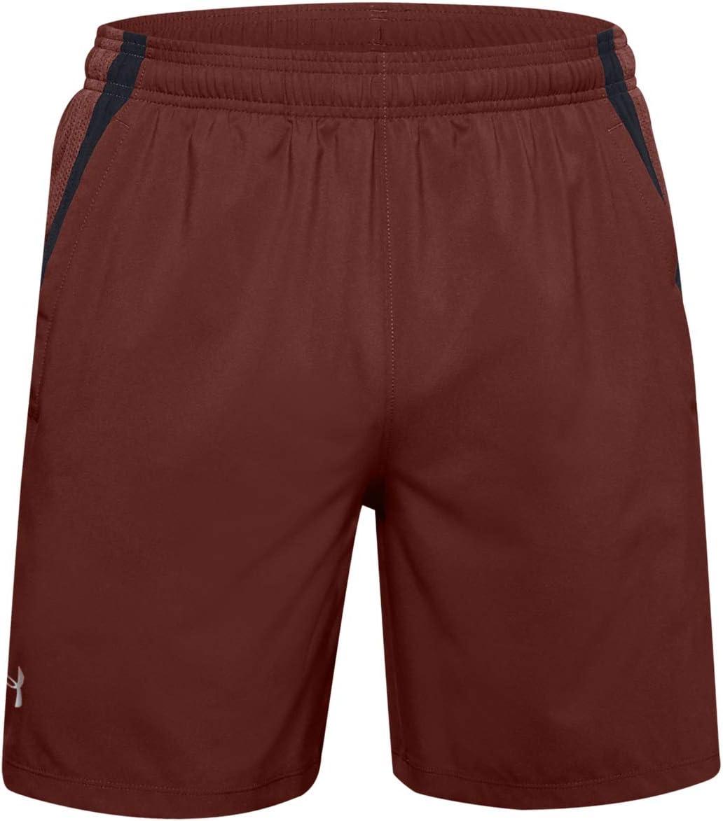image:imageUnder Armour Mens Launch Stretch Woven 2in1 ShortsCinna Red 688Reflective