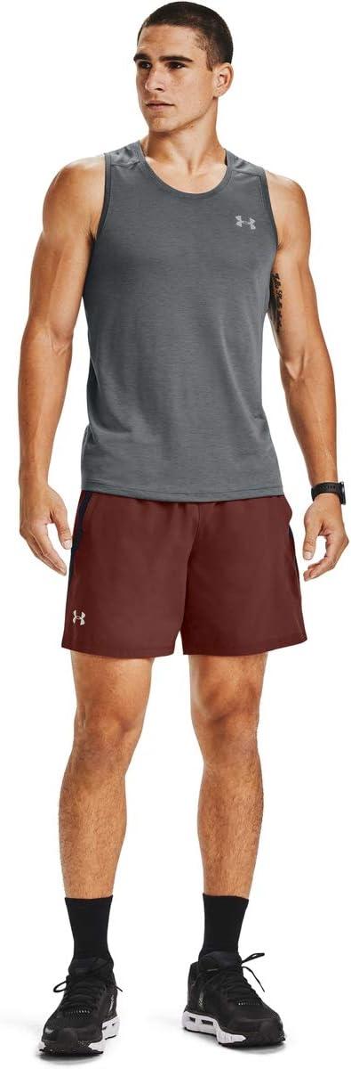 image:imageUnder Armour Mens Launch Stretch Woven 2in1 ShortsCinna Red 688Reflective
