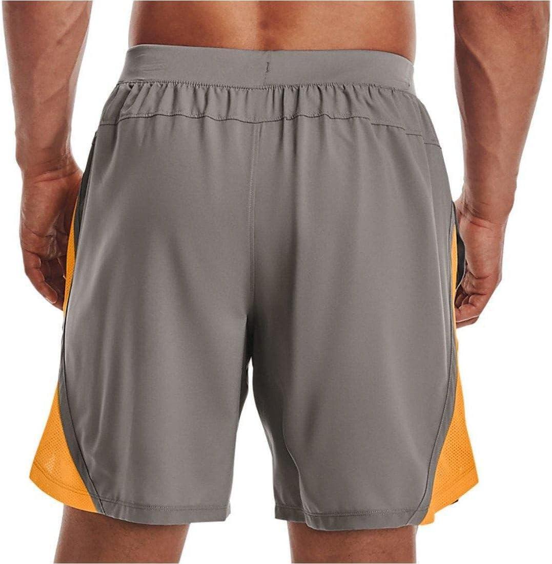 image:imageUnder Armour Mens Launch Stretch Woven 2in1 ShortsConcrete 066Reflective