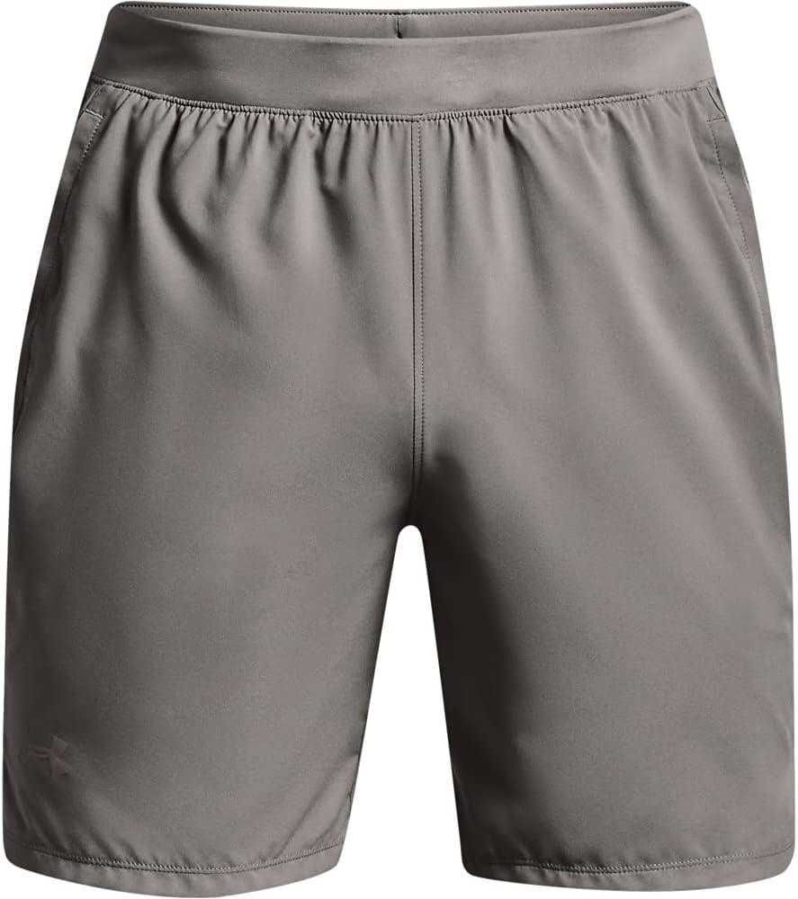 image:imageUnder Armour Mens Launch Stretch Woven 2in1 ShortsConcrete 066Reflective