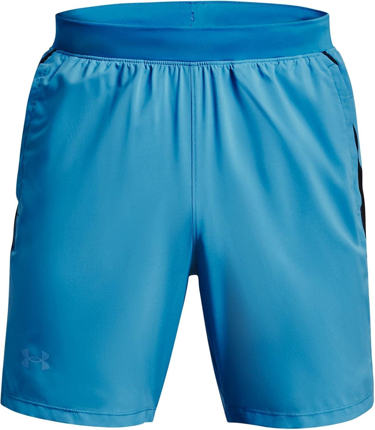 image:imageUnder Armour Mens Launch Stretch Woven 2in1 ShortsCruise Blue 899Reflective