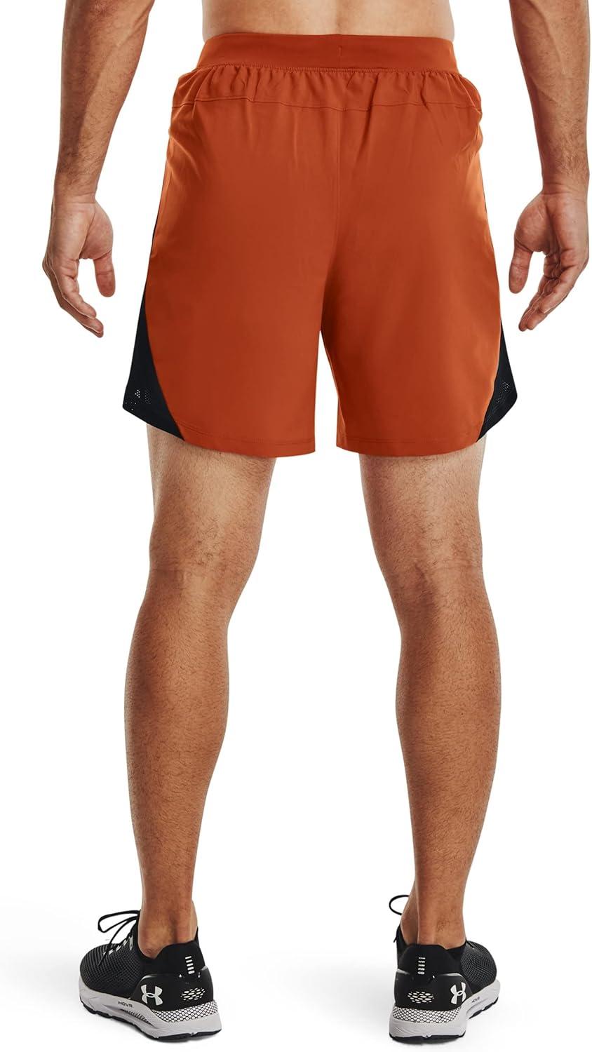 image:imageUnder Armour Mens Launch Stretch Woven 2in1 ShortsFox 842Reflective