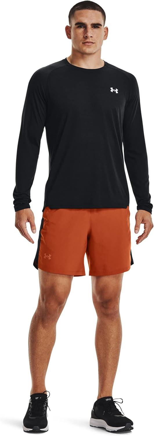 image:imageUnder Armour Mens Launch Stretch Woven 2in1 ShortsFox 842Reflective
