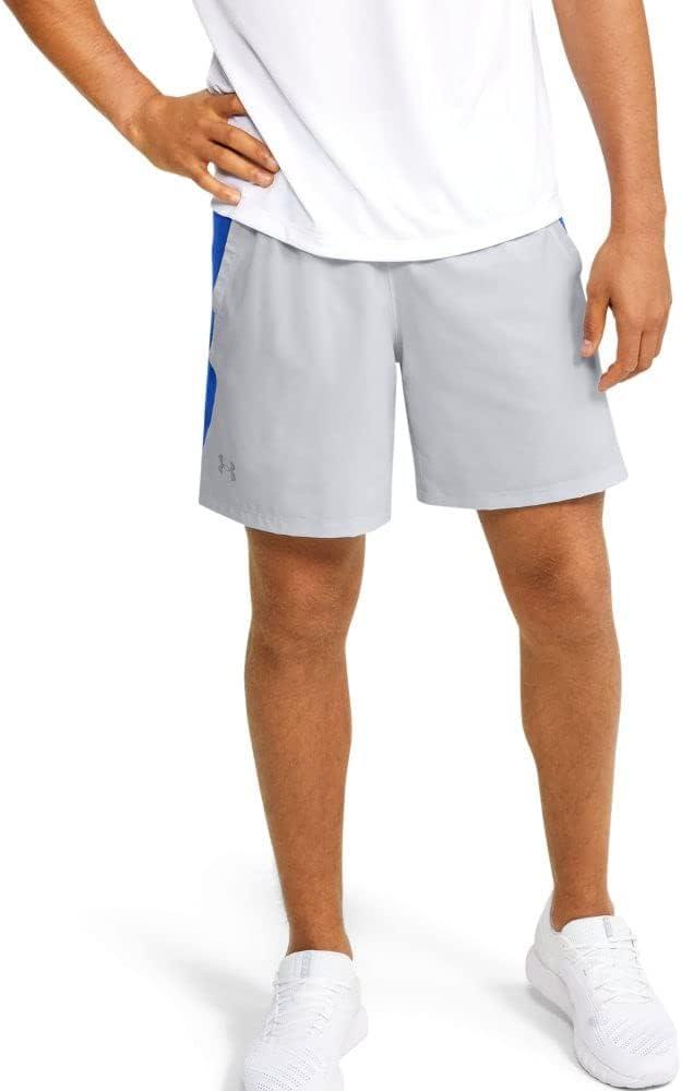 image:imageUnder Armour Mens Launch Stretch Woven 2in1 ShortsHalo Gray 017Reflective
