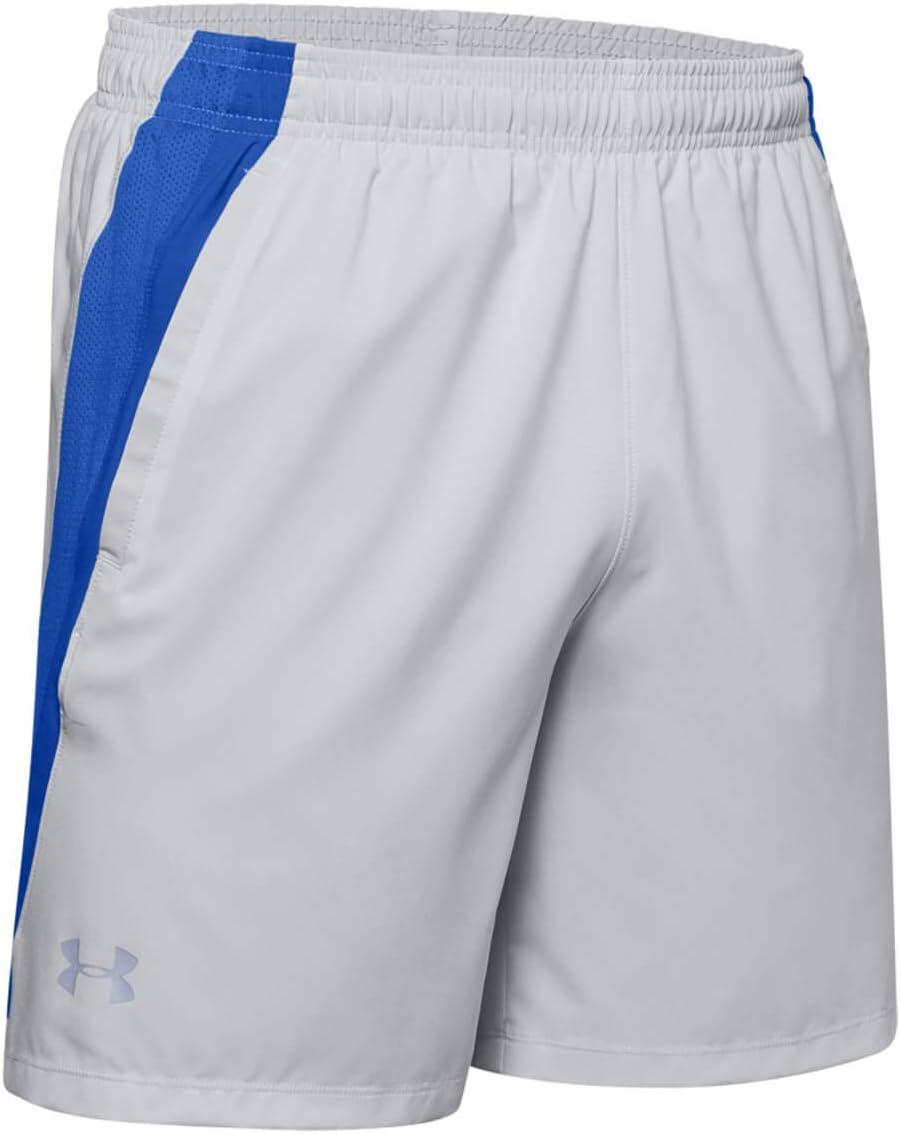 image:imageUnder Armour Mens Launch Stretch Woven 2in1 ShortsHalo Gray 017Reflective