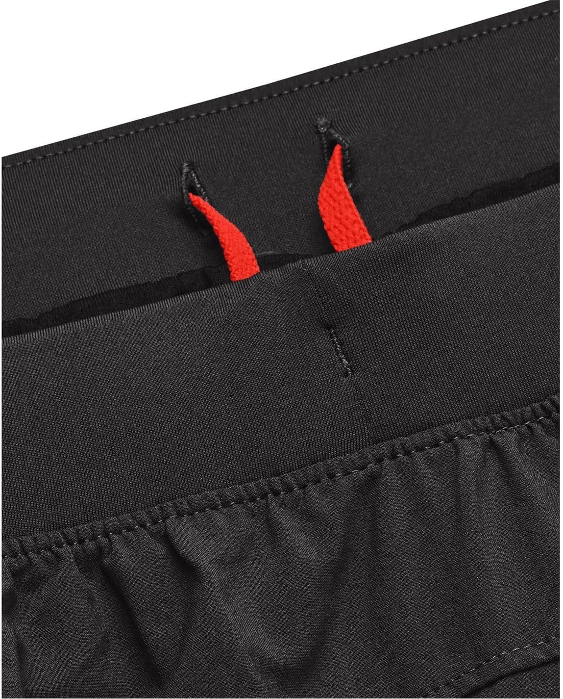image:imageUnder Armour Mens Launch Stretch Woven 2in1 ShortsJet Gray 010Reflective