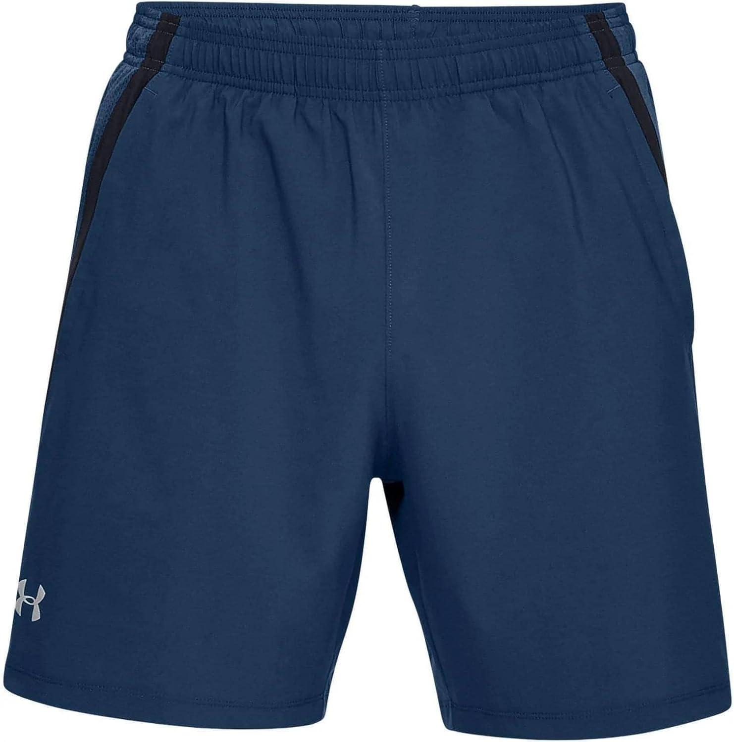 image:imageUnder Armour Mens Launch Stretch Woven 2in1 ShortsPetrol Blue Black
