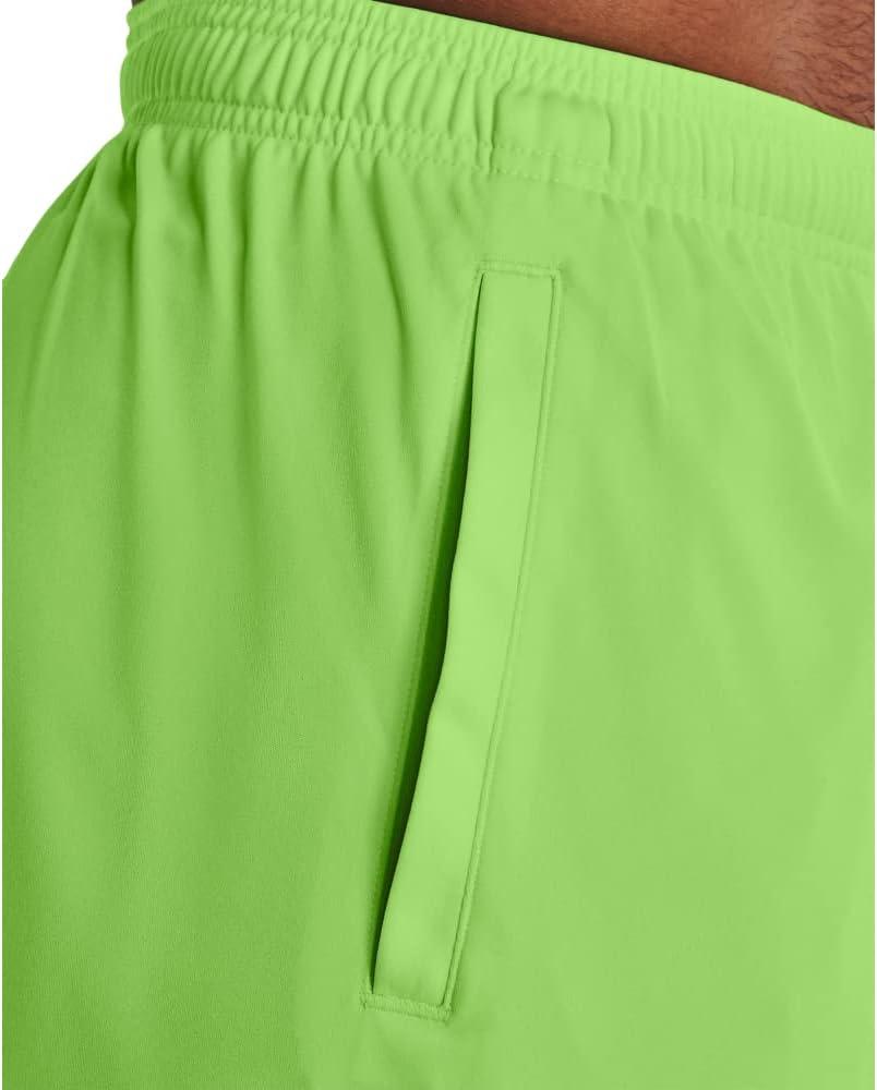 image:imageUnder Armour Mens Launch Stretch Woven 2in1 ShortsQuirky Lime 752Reflective