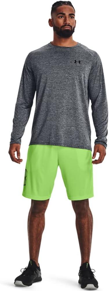 image:imageUnder Armour Mens Launch Stretch Woven 2in1 ShortsQuirky Lime 752Reflective