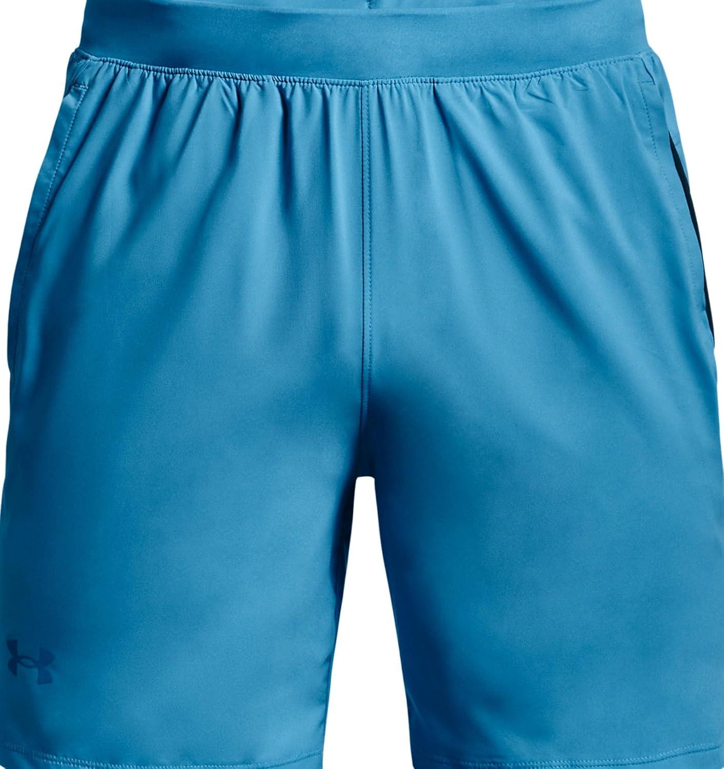 image:imageUnder Armour Mens Launch Stretch Woven 2in1 ShortsRadar Blue 422Reflective