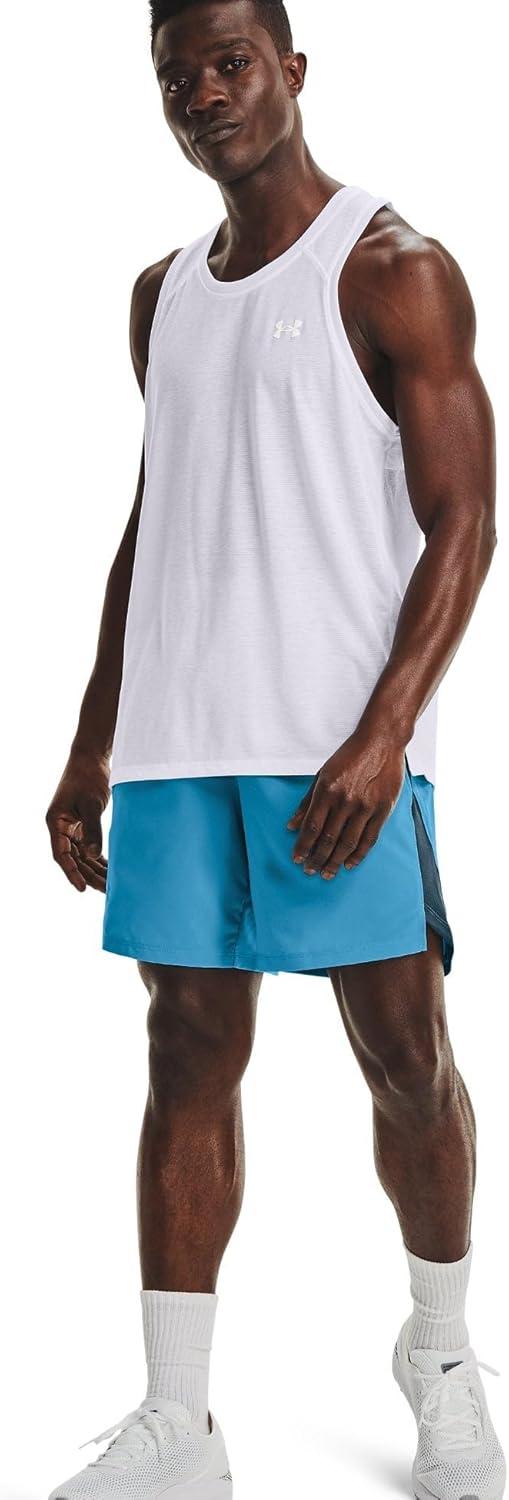 image:imageUnder Armour Mens Launch Stretch Woven 2in1 ShortsRadar Blue 422Reflective