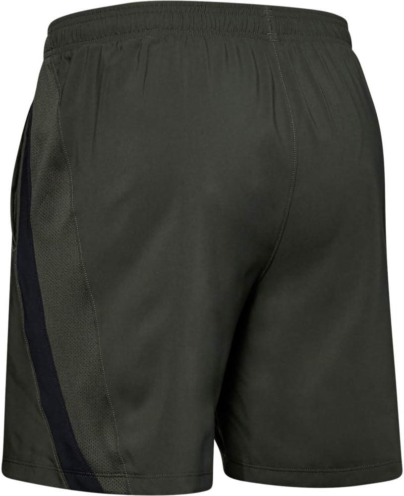 image:imageUnder Armour Mens Launch Stretch Woven 2in1 ShortsTeal Vibe Pitch Gray