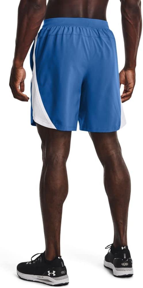 image:imageUnder Armour Mens Launch Stretch Woven 2in1 ShortsVictory Blue 474Reflective