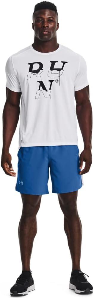 image:imageUnder Armour Mens Launch Stretch Woven 2in1 ShortsVictory Blue 474Reflective