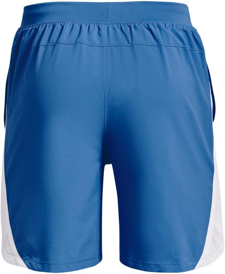 image:imageUnder Armour Mens Launch Stretch Woven 2in1 ShortsVictory Blue 474Reflective