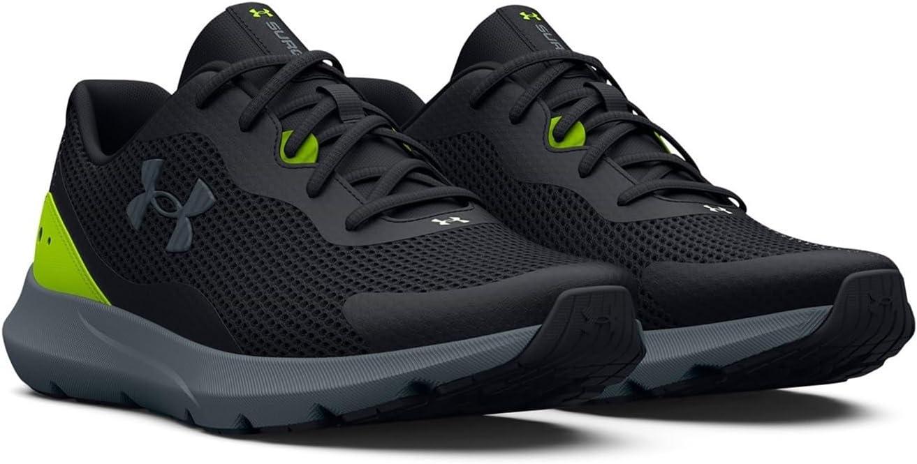 image:imageUnder Armour Mens Surge 3Running Shoe003 BlackLime SurgeGravel
