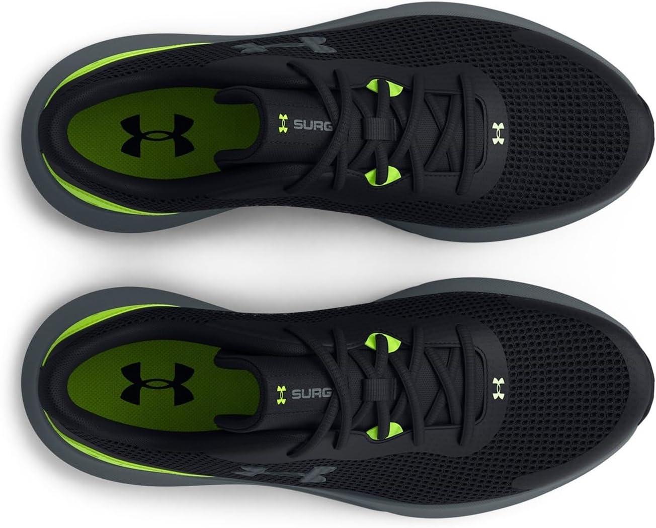 image:imageUnder Armour Mens Surge 3Running Shoe003 BlackLime SurgeGravel