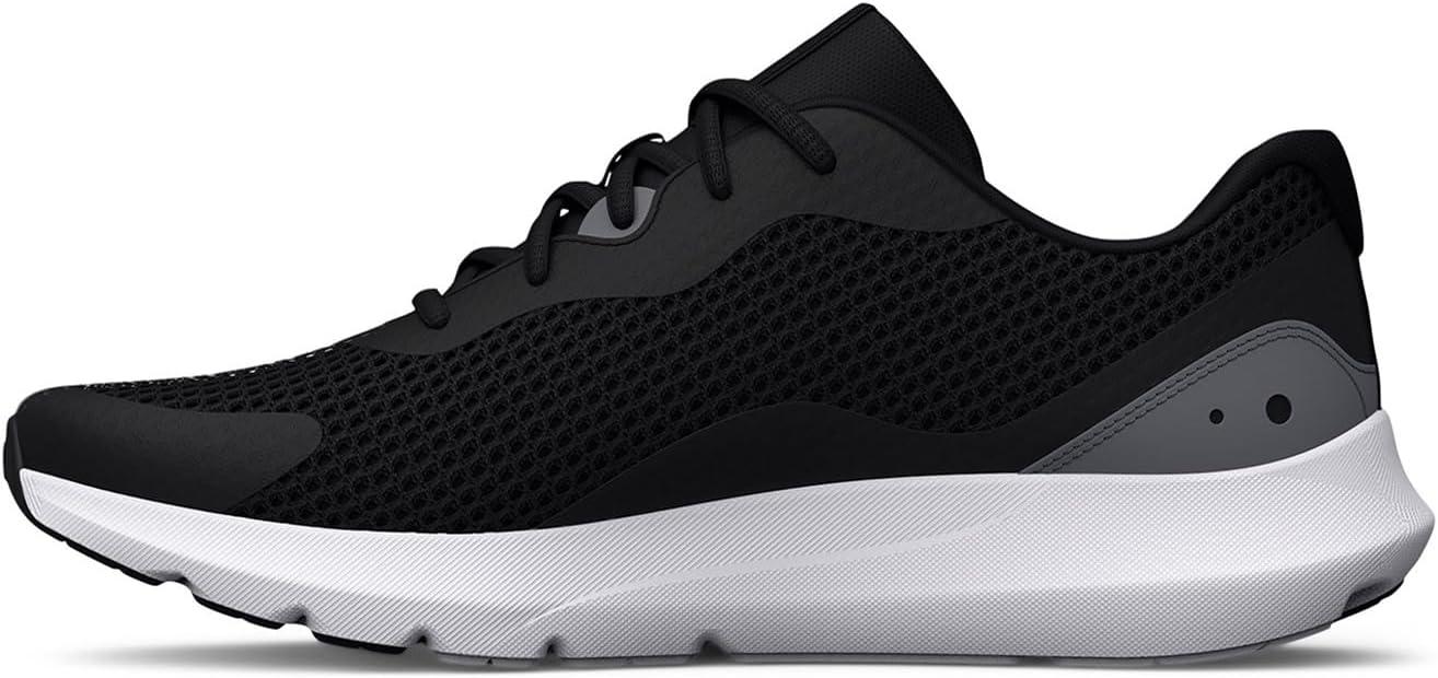image:imageUnder Armour Mens Surge 3Running Shoe006 BlackPitch GrayRadio Red