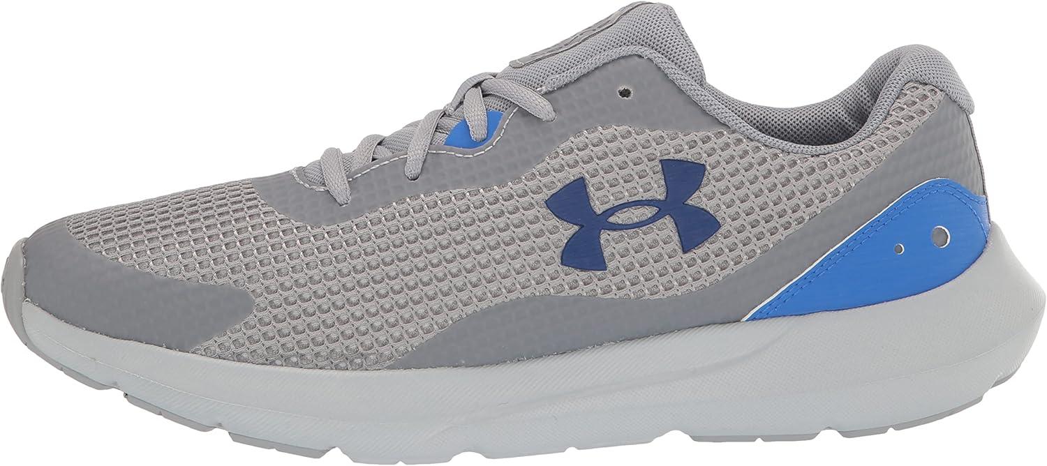 image:imageUnder Armour Mens Surge 3Running Shoe101 SteelVersa BlueBauhaus Blue