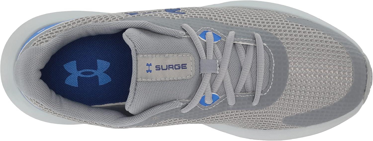 image:imageUnder Armour Mens Surge 3Running Shoe101 SteelVersa BlueBauhaus Blue